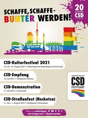 CSD Stuttgart Plakat